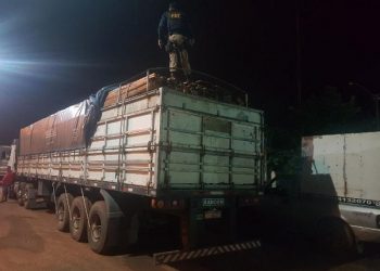 PRF apreende cerca de 127m³ de madeira ilegal no município de Dom Eliseu
