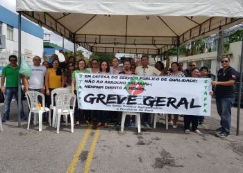 Em ato, servidores da Adepará cobram a progressão do plano de carreiras