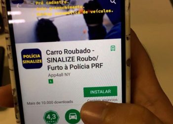 PRF alerta para a existência de aplicativos falsos sobre roubo de veículos