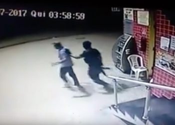 Imagens mostram ação de assaltantes de banco que renderam policiais em Jacundá