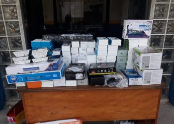 Polícia apreende aparelhos eletrônicos roubados em Acará, no Pará