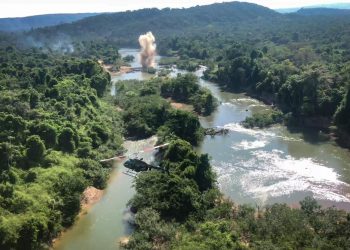Ibama desmonta 10 acampamentos de garimpo ilegal de ouro no sudeste do Pará durante operação