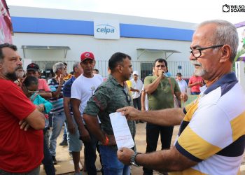 População altamirense protesta contra a Celpa em Altamira