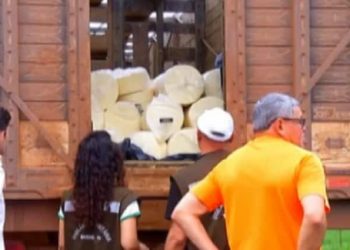 Caminhão com oito toneladas de queijo impróprio para consumo é interceptado em Marabá, no PA