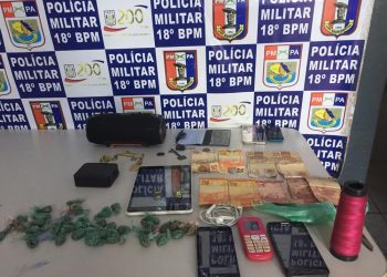 Polícia realiza prisões e apreensão por furto, receptação e tráfico de drogas em Monte Alegre