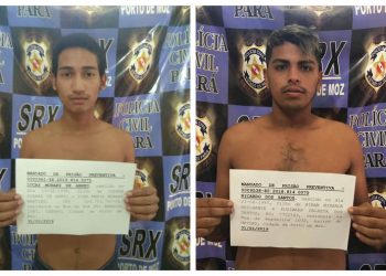 Polícia Civil prende dois autores de roubos na cidade de Porto de Moz