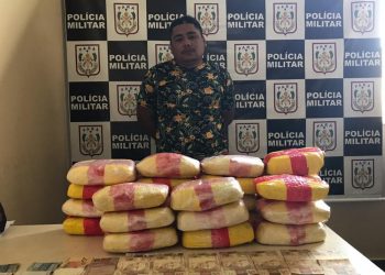 Homem é preso em flagrante com mais de 27kg de oxi em Juruti; droga seria vendida em outros municípios