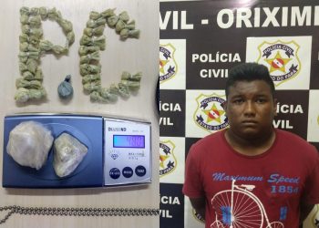 Polícia prende jovem e apreende menor de idade por venda de drogas em Oriximiná