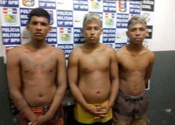 Trio com “saída temporária” é preso após confessar que iria cometer assalto em Monte Alegre