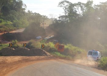 Tanque abandonado na BR-230 preocupa motoristas e PRF