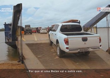 A balsa do Assurini funcionará até às 20h30min.