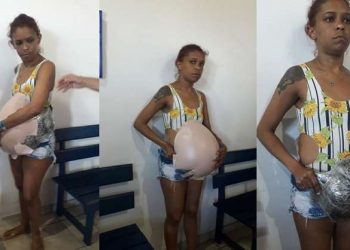 Falsa grávida é presa transportando droga em uma embarcação no porto de Óbidos