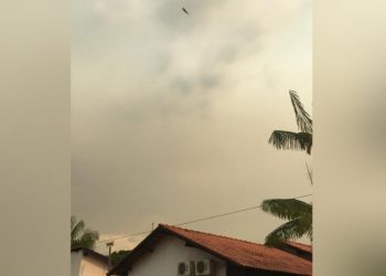 Moradores de Trairão reclamam de fumaça intensa provocada por queimada