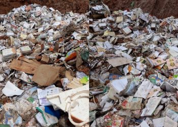 Moradora de Rurópolis se revolta após milhares de livros serem jogados no lixo