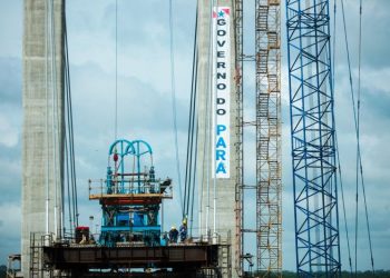 Obra de reconstrução da ponte Rio Moju entra na reta final
