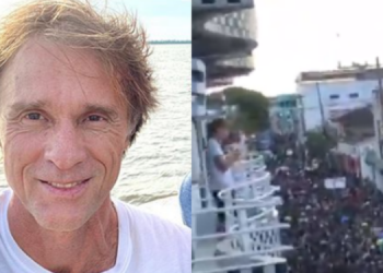 Marcelo Bonfá, do Legião Urbana, canta da sacada de hotel em Cametá: ‘Muito emocionante’