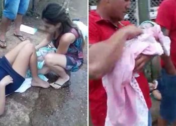 Mulher dá à luz numa calçada em Altamira