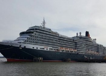 Transatlântico ancora em Santarém- ‘Queen Victoria’ é o maior navio da história a atracar em Santarém