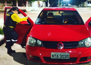 Veículo adulterado é apreendido durante operação Carnaval da Paz em Vitória do Xingu