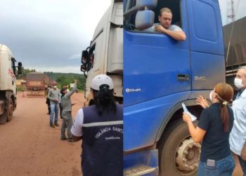 Trairão instala barreira sanitária para combater novo coronavírus