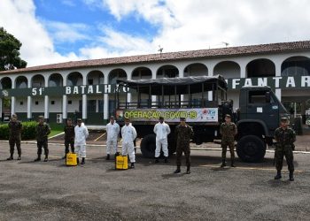 51º BIS segue com ações contra a propagação do COVID-19 em Altamira