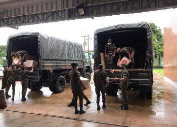 51º BIS presta apoio logístico a Funai no transporte de cestas básicas para aldeias da região