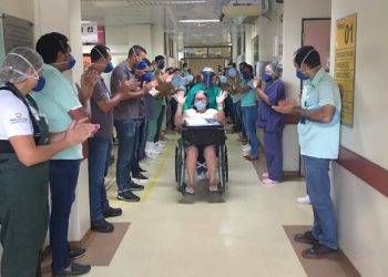 Emoção marca alta de pacientes recuperados da Covid-19 no Hospital Regional da Transamazônica