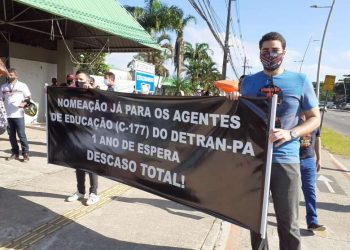 Manifestação: Concursados do Detran-PA cobram nomeação do estado