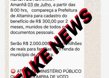 Fakes News gera discussão nas redes sociais em Altamira