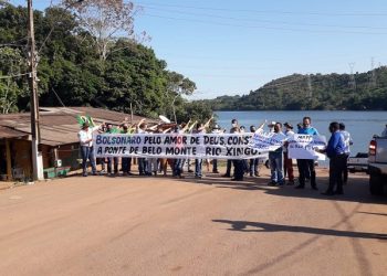 Polícia vai ouvir três manifestantes que participaram de ato em favor da ponte de Belo Monte depois da empresa registrar BO