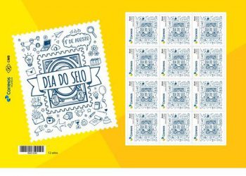 Correios lançam selos comemorativos inspirados em doodles