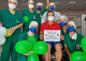 Hospital de Campanha de Altamira comemora 100 pacientes com alta