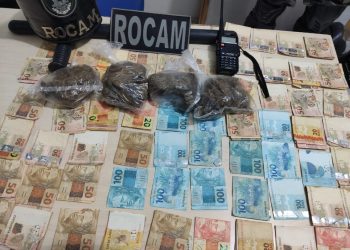 Polícia apreende maconha e mais de R$ 6 mil durante ação de combate ao tráfico de drogas em Itaituba