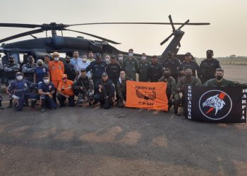 FAB encontra helicóptero que desapareceu com PMs no sudoeste do Pará