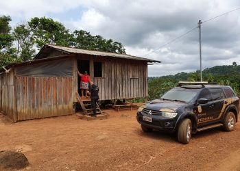 PF realiza ação contra trabalho escravo em Medicilândia/PA.