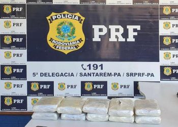 Passageiro é preso em ônibus de viagem para Rurópolis com 10 quilos de maconha na mochila