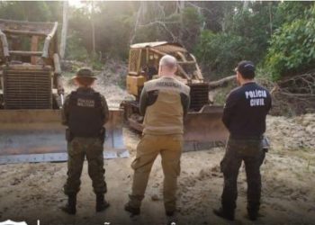 Operação ‘Amazônia Viva’ apreende tratores, armas e motosserras em Senador José Porfírio