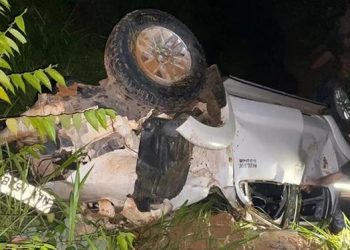 Fazendeiro morre após capotar com caminhonete em Itaituba