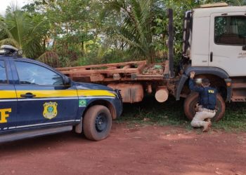 Caminhão roubado em São Paulo é recuperado pela PRF em Altamira
