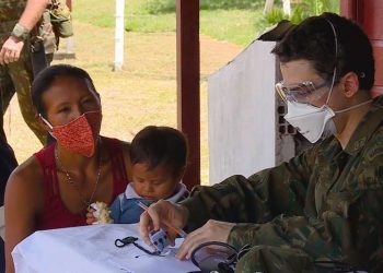 Indígenas do Pará são atendidos pelas Forças Armadas para combater a covid-19
