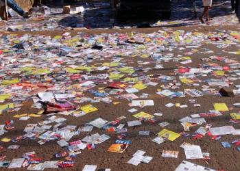 MPPA recomenda medidas para evitar poluição de ruas por “santinhos”