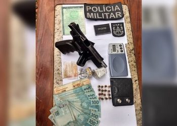 PM apreende pistola israelense em operação no município de Novo Progresso