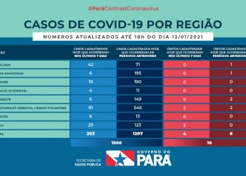 SESPA confirma mais casos de coronavírus e óbitos no Pará