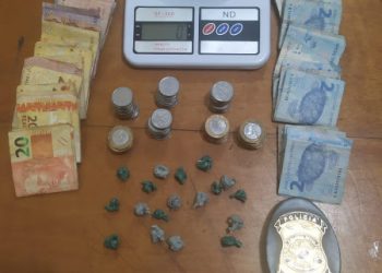 Homem de 76 anos flagrado comercializando entorpecente do tipo crack na cidade de Uruará