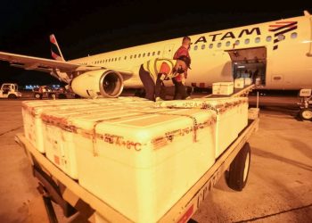 Pará recebe mais 64.400 doses da vacina CoronaVac na noite deste sábado, 6