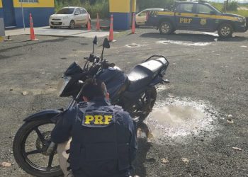 PRF recupera motocicleta roubada e prende homem por receptação em Altamira, PA