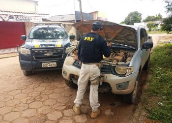 PRF recupera caminhonete roubada em Marabá e prende homem por receptação em Anapu, PA