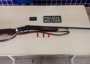 Polícia Militar apreende armamento de fogo no Distrito de Castelo dos Sonhos, em Altamira (PA)