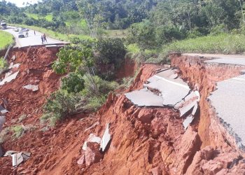 Urgente: Rodovia Transamazônica rompe entre Altamira e Belo Monte, no Pará