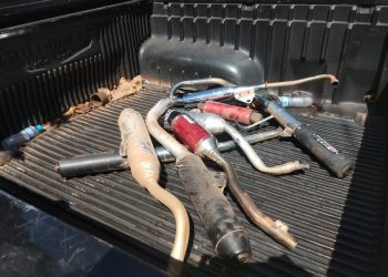 Em Monte Alegre, Operação Silêncio apreende 11 escapamentos adulterados de motocicletas